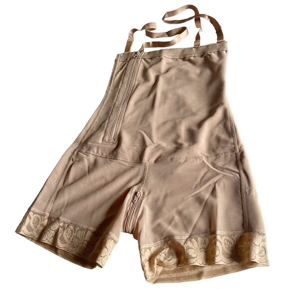 Side Zipper Firm Compression Tummy Control Fajas Body Shaper Postpartum Support - Picture 5 of 8